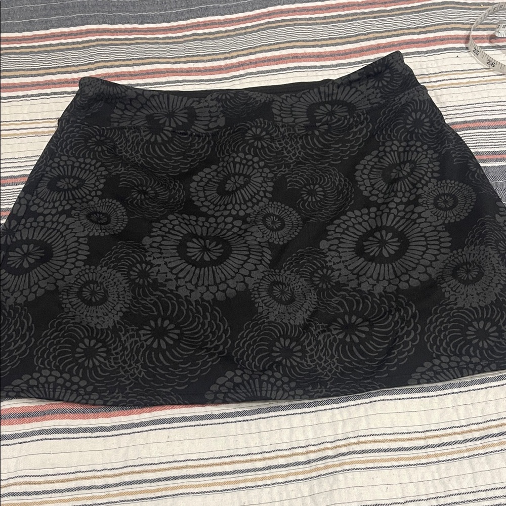 Tranquility by Colorado Clothing Black Floral A-Line Skirt